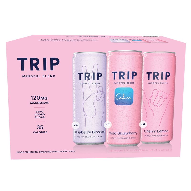 Trip Mindful Blend Sparkling Drink 12/12 oz Cans