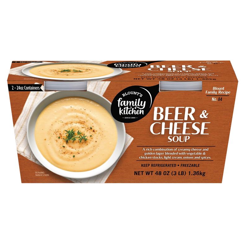 Blount Beer Cheese Soup 2/24 Ounce Containers