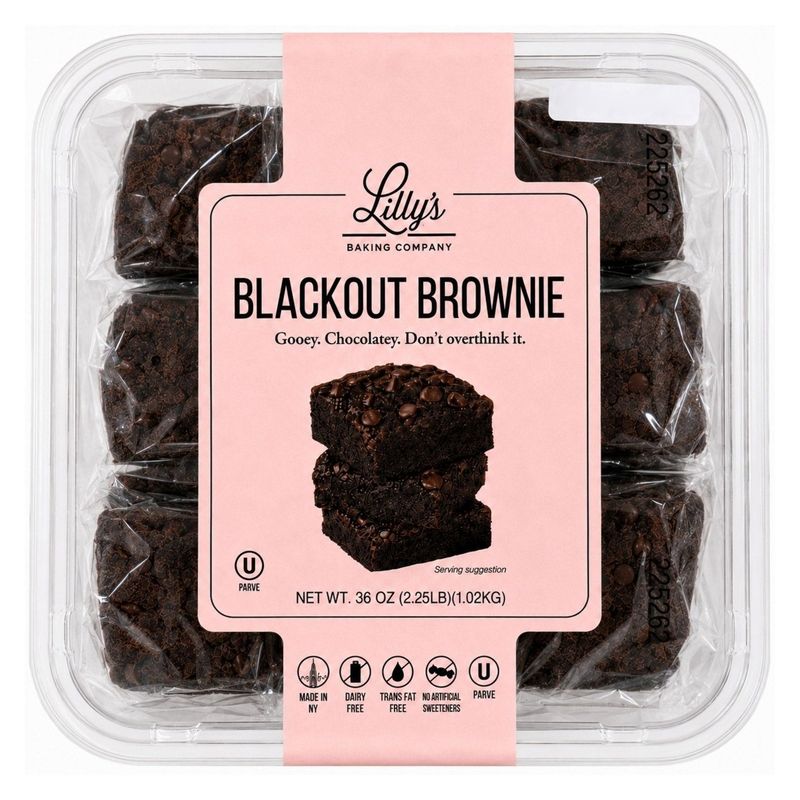 Lilly'S Blackout Brownies 18/2oz