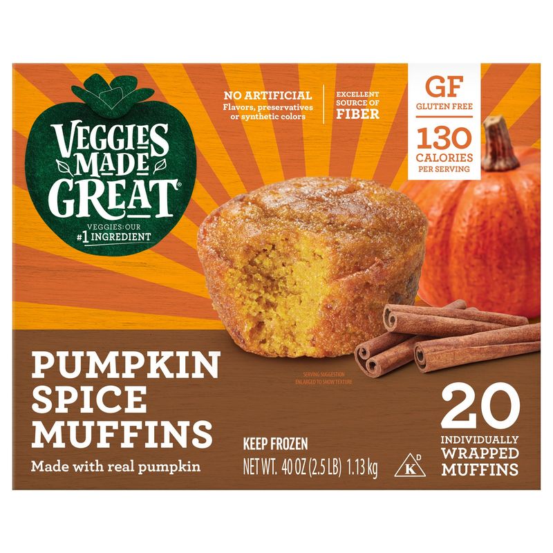 Veggies Made Great Pumpkin Spice Muffins 20ct/2oz