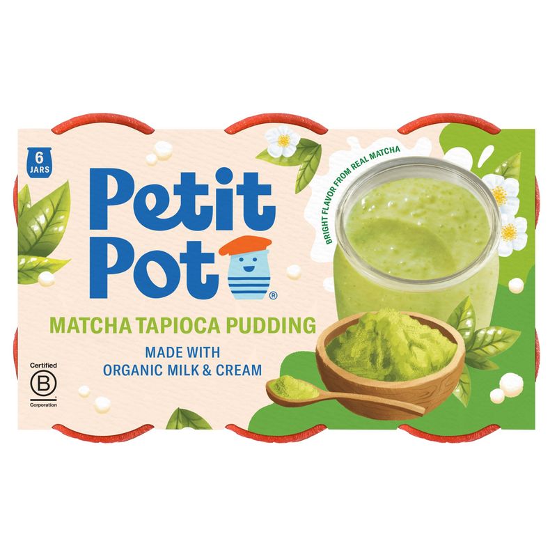 Petit Pot Matcha Pudding 6/4 Ounce Cups