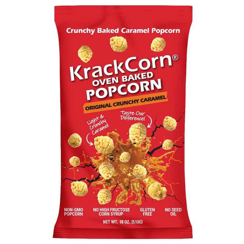 Krackcorn Caramel Popcorn 18 oz