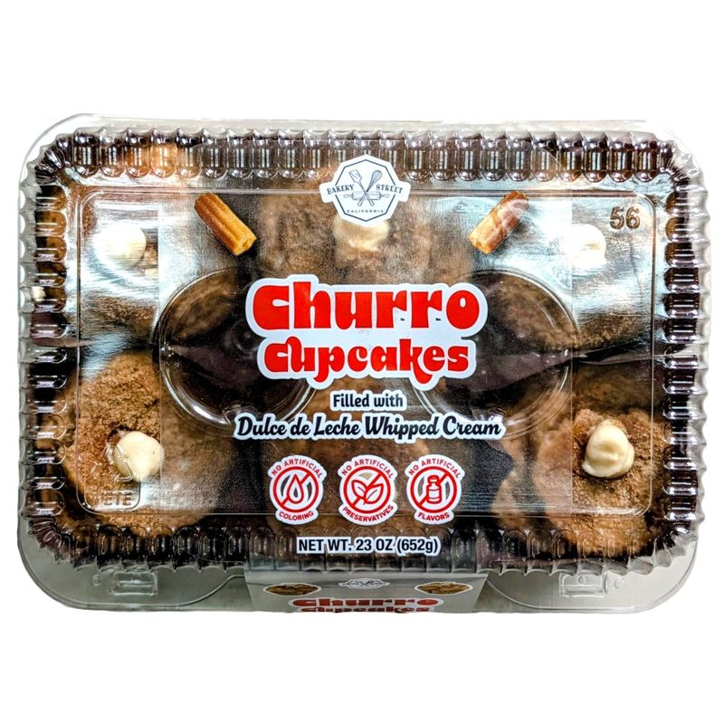 Bakery Street Churro Cupcake 6 Count 23 Ounces