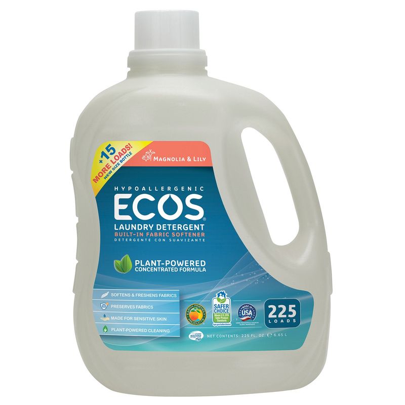 Earth Friendly ¨ecos¨ Ultra Liquid Laundry 225 fl oz 225 Lds