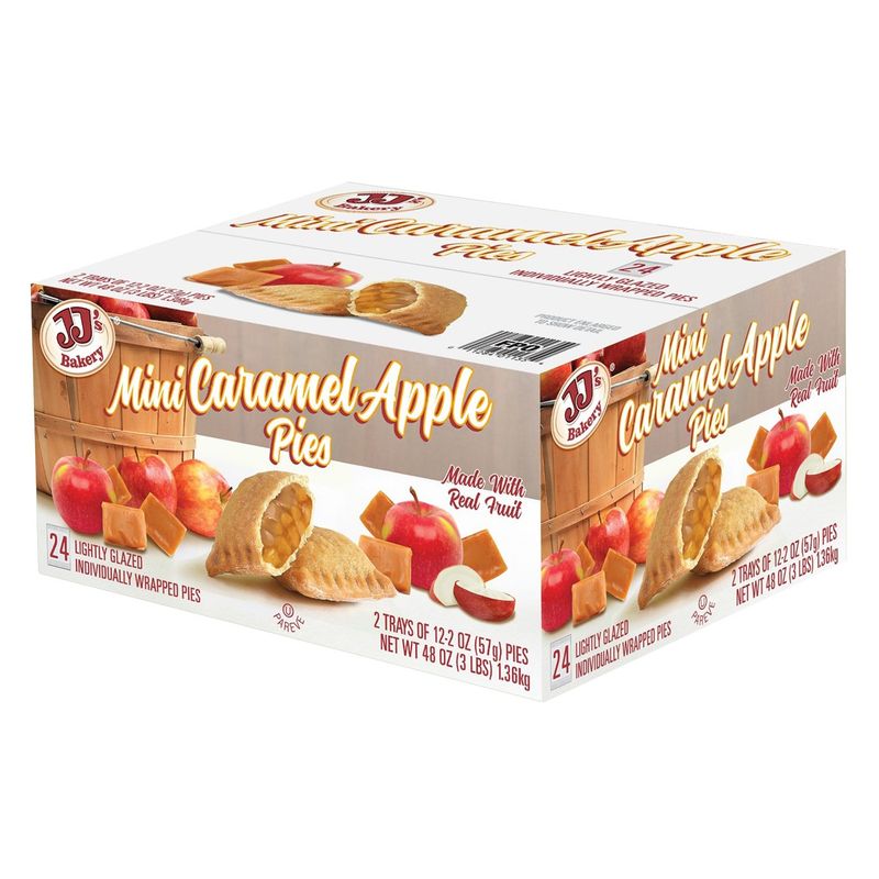 Jj'S Carmel Apple Snack Pie 24ct 2oz Pies