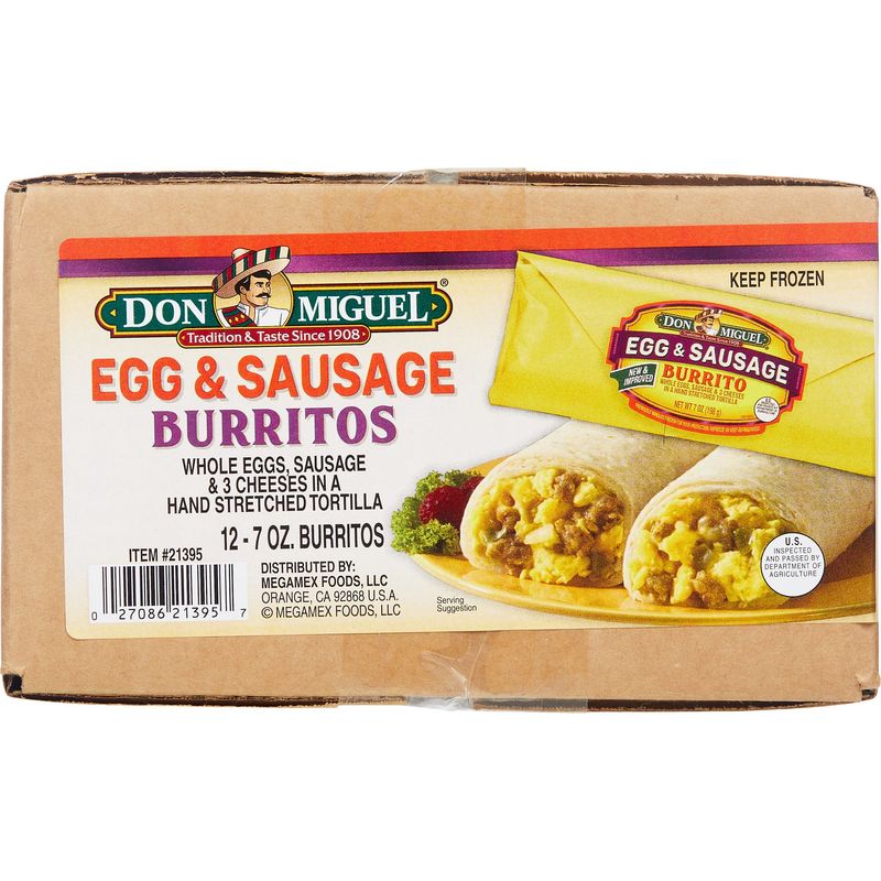 Don Miguel Breakfast Burritos 12/7 oz
