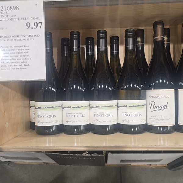 Ponzi Pinot Gris Willamette Vlly 750ml