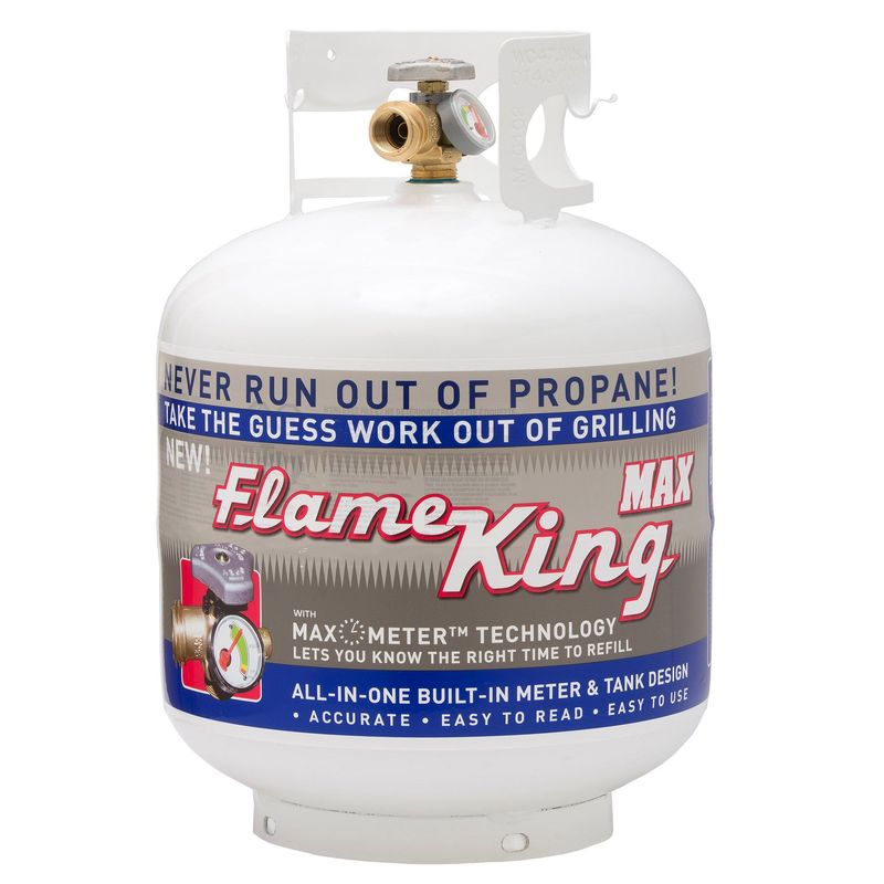 Flame King 20lb Propane Tank W/ Opd Valve & Gauge