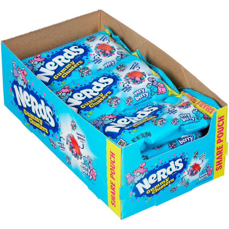 Nerds Gummy Clusters Very Berry 12ct/3oz