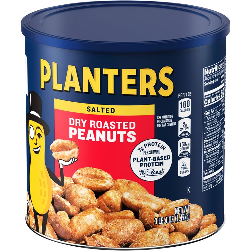 Planters Dry Roasted Peanuts 52 oz