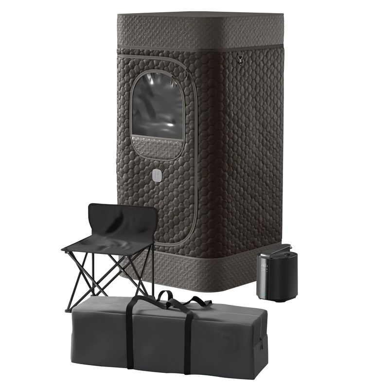 Homedics Premium Portable Steam Sauna Black