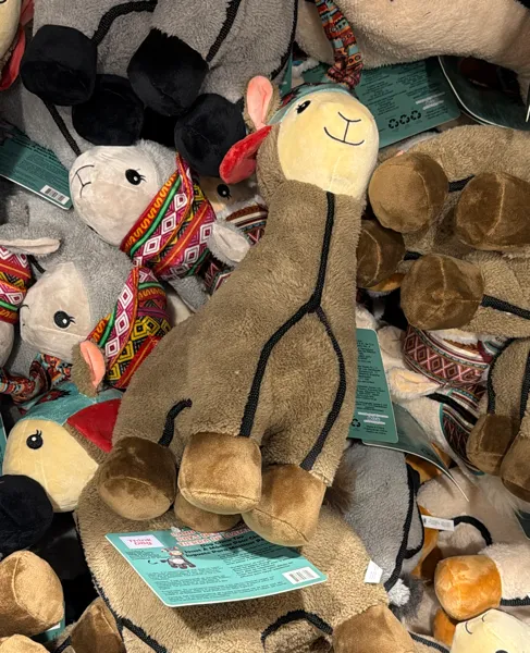 Delca Land Of The Llamas Dog Toy