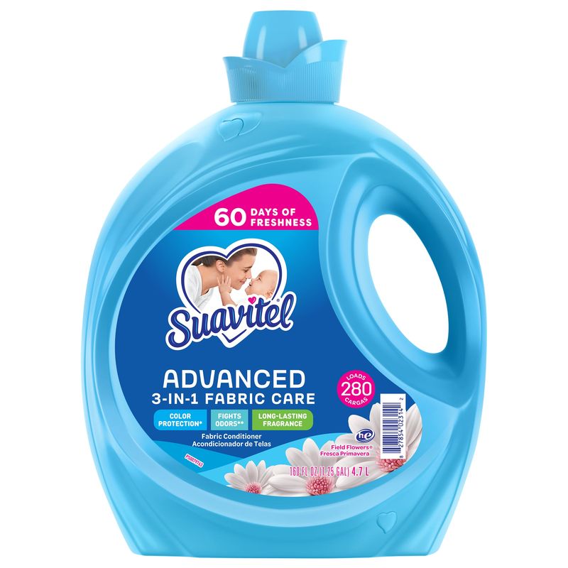 Suavitel Advanced Fabric Softner 280 Loads / 160 oz