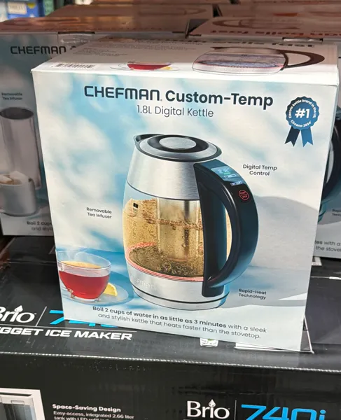 Chefman Kettle 1.8 Ltr W/ Tea Infuser