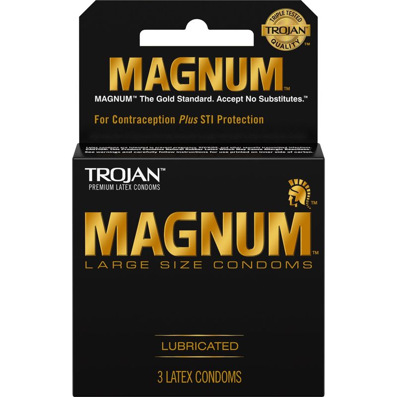 Trojan Magnum Large Size Latex Condoms 18ct