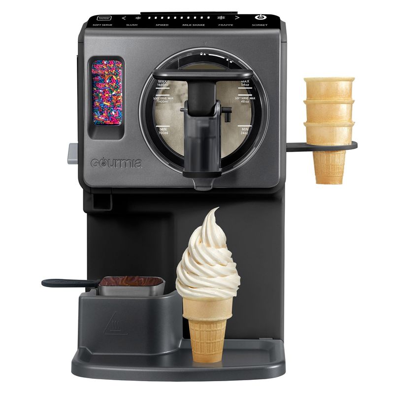 Gourmia Soft Serve Ice Cream & Frozen Drink Maker ^
