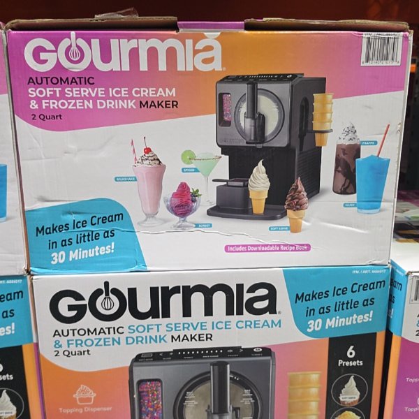Gourmia Soft Serve Ice Cream & Frozen Drink Maker ^