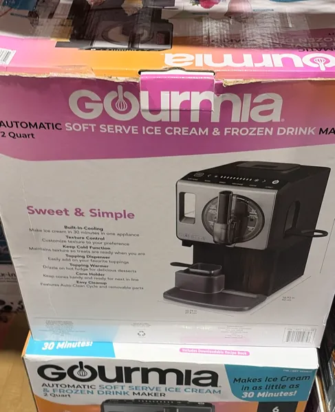 Gourmia Soft Serve Ice Cream & Frozen Drink Maker ^