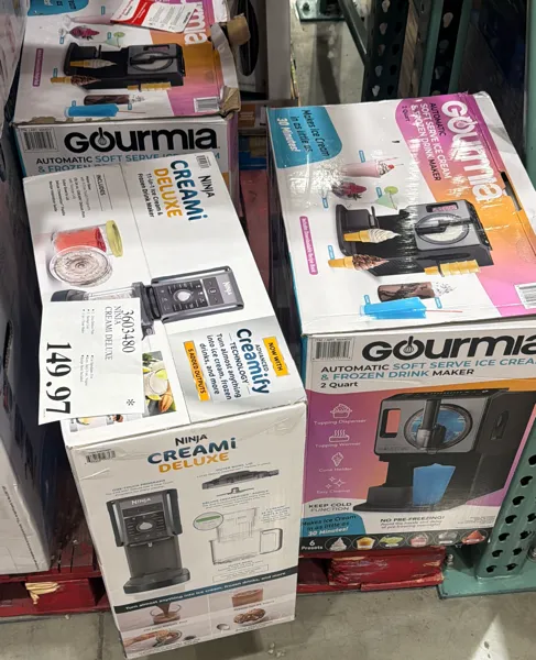 Gourmia Soft Serve Ice Cream & Frozen Drink Maker ^