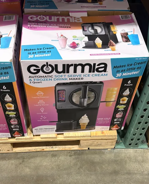 Gourmia Soft Serve Ice Cream & Frozen Drink Maker ^