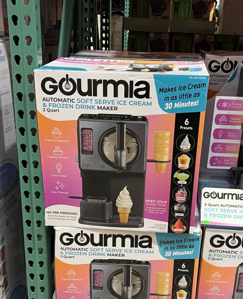 Gourmia Soft Serve Ice Cream & Frozen Drink Maker ^