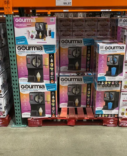 Gourmia Soft Serve Ice Cream & Frozen Drink Maker ^