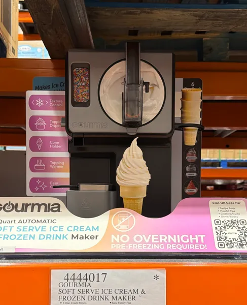 Gourmia Soft Serve Ice Cream & Frozen Drink Maker ^