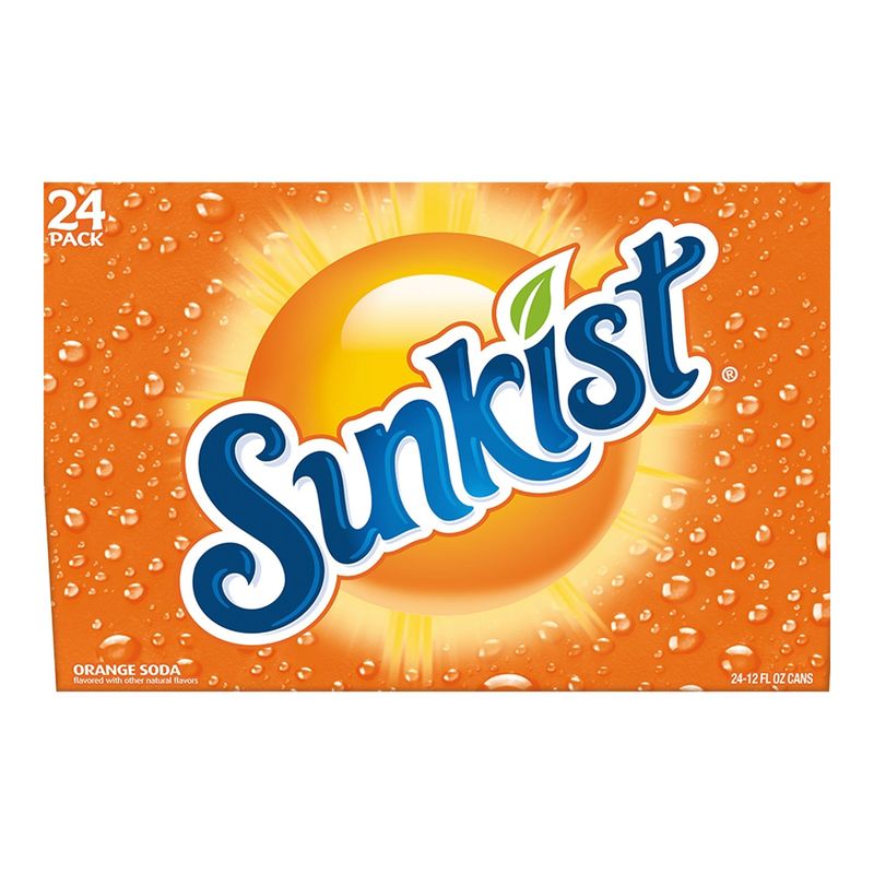 Sunkist Orange 24/12 oz Cans