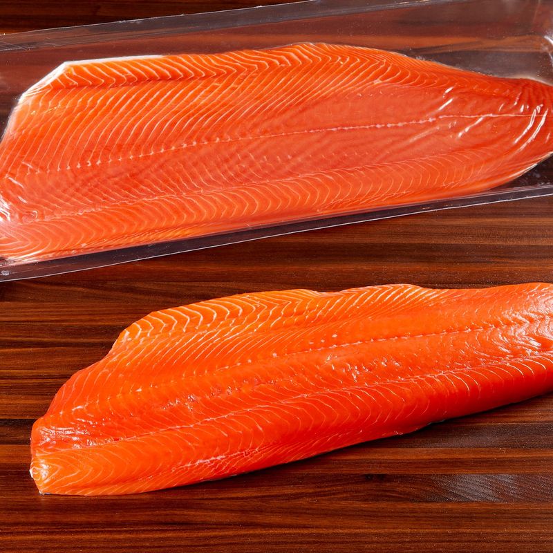 Wild Sockeye Salmon Fillet Previously Frozen Per Lb.