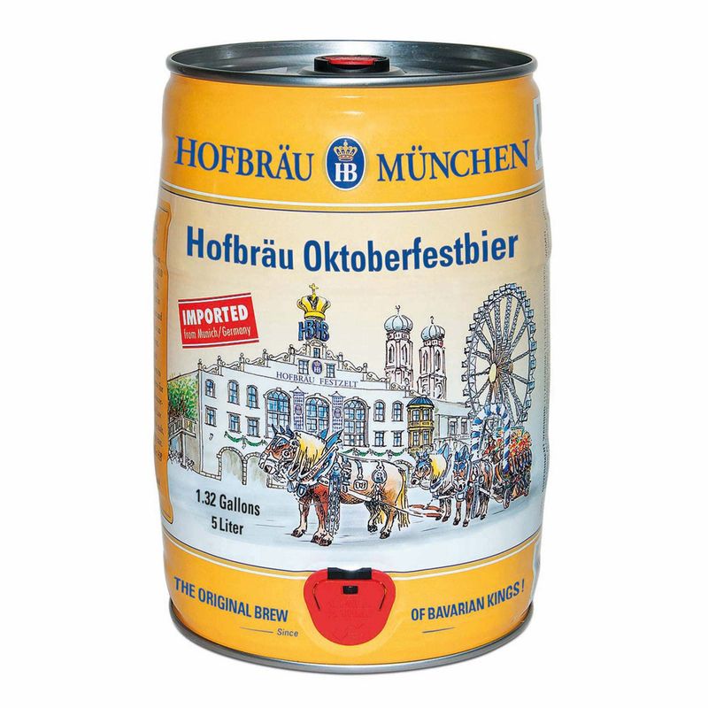 Hofbrau Oktoberfest Mini Keg 5 Liter (5.28 Qts)