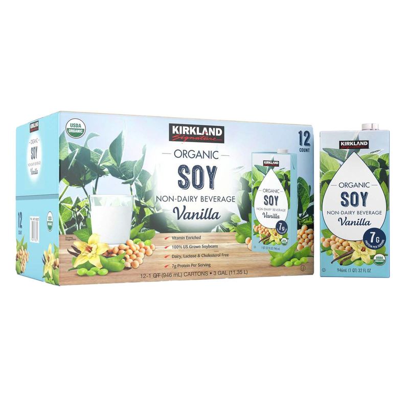 Kirkland Signature Org Vanilla Soy Beverage 12/32 oz