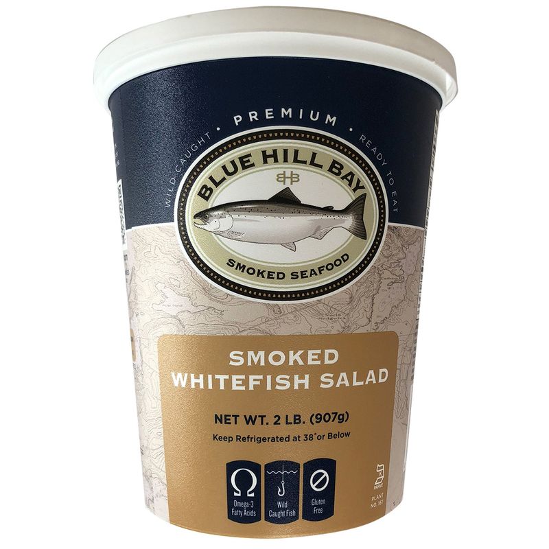 Blue Hill Bay Kosher Smoked Whitefish Salad 32 oz