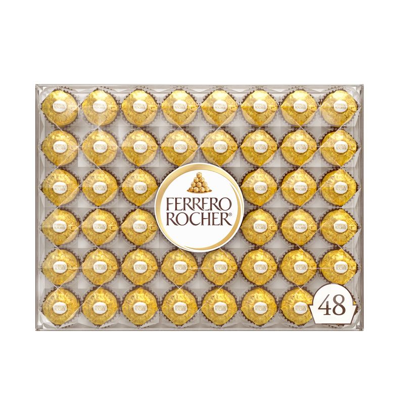 Ferrero Rocher Hazelnut Chocolates 21.2 Ounce Box