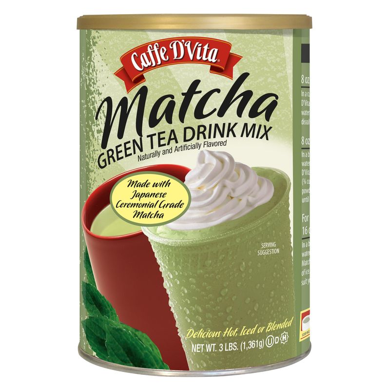 Caffe D'Vita Matcha Green Tea Mix 3 lbs