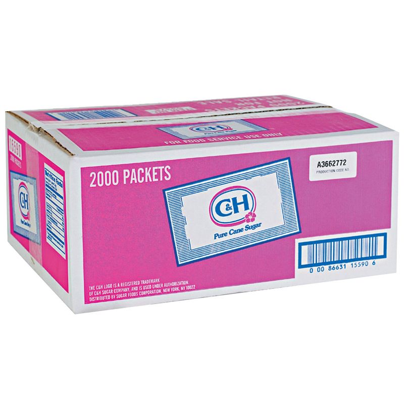 C & H Sugar Packets 2000 Count