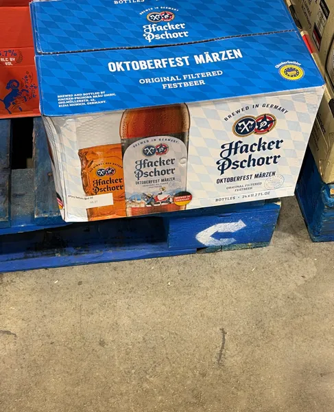 Hacker Pschorr Oktoberfest Beer 24/11.2 Ounce Bottles