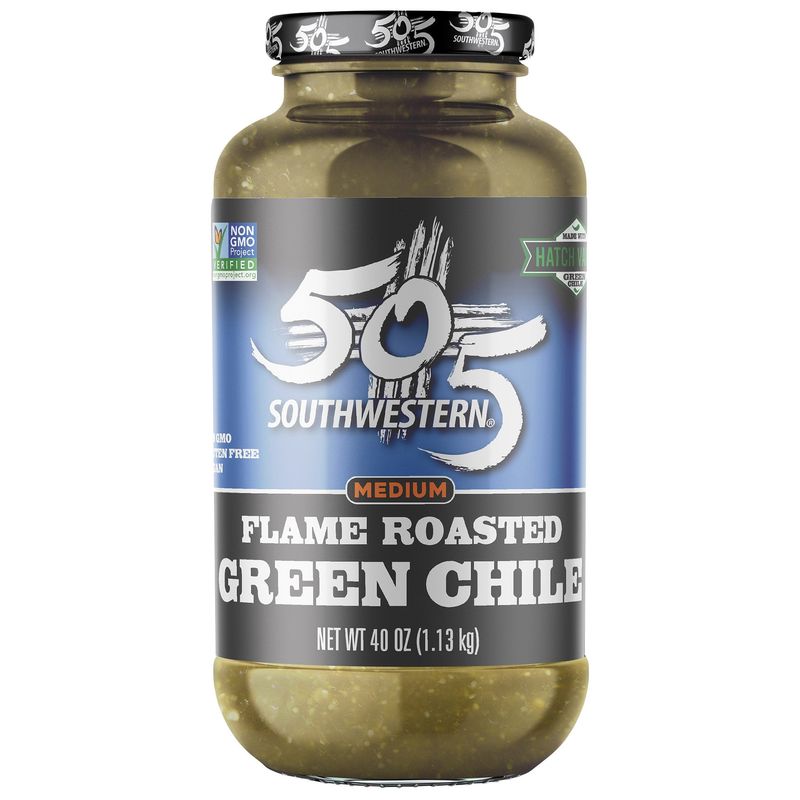505 Southwestern Hatch Valley Green Chiles 40 oz