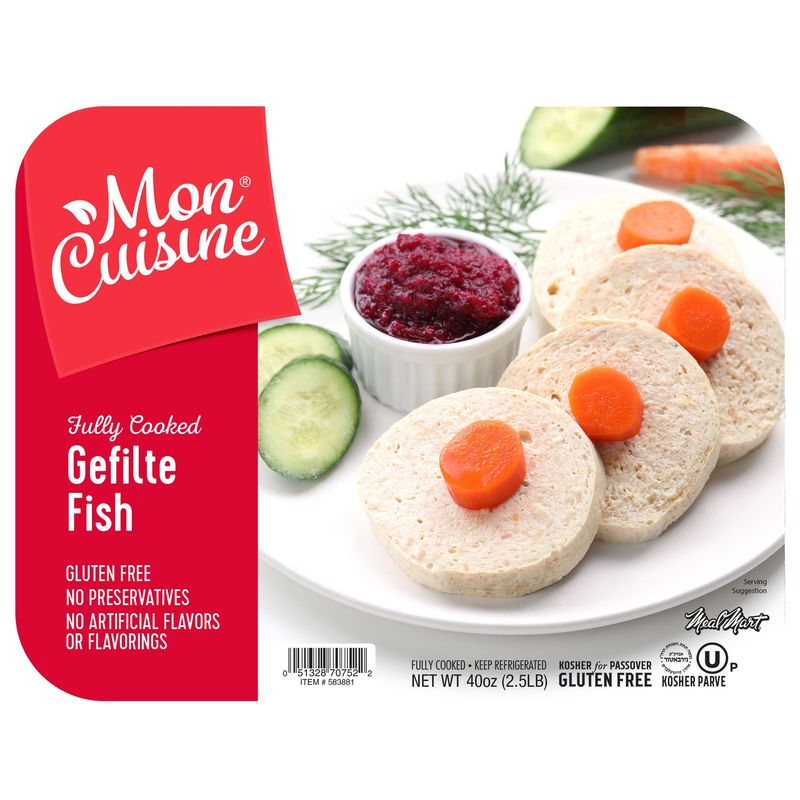Meal Mart Gefilte Fish 40 oz (2.5 Lbs)