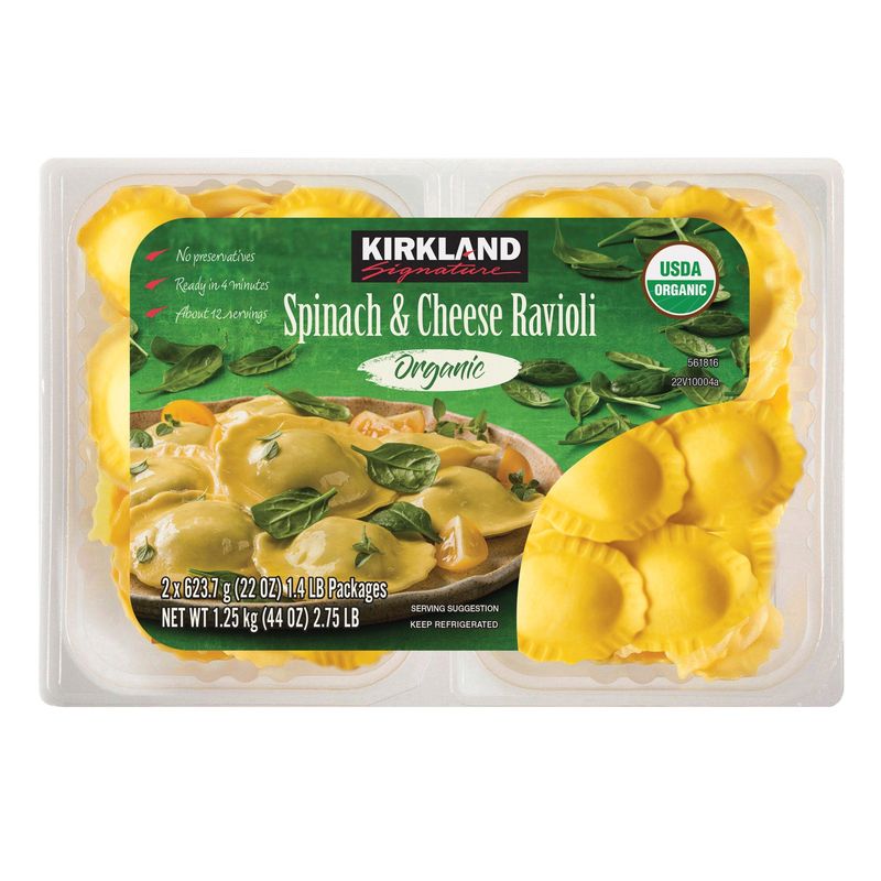 Kirkland Signature Organic Spin/Cheese Ravioli 2/22 oz