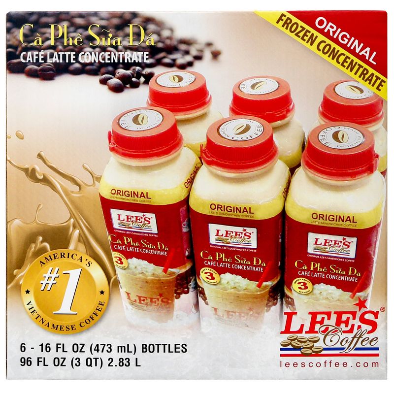 Lee'S Coffee Concentrated Regular Flavor 6 Pack