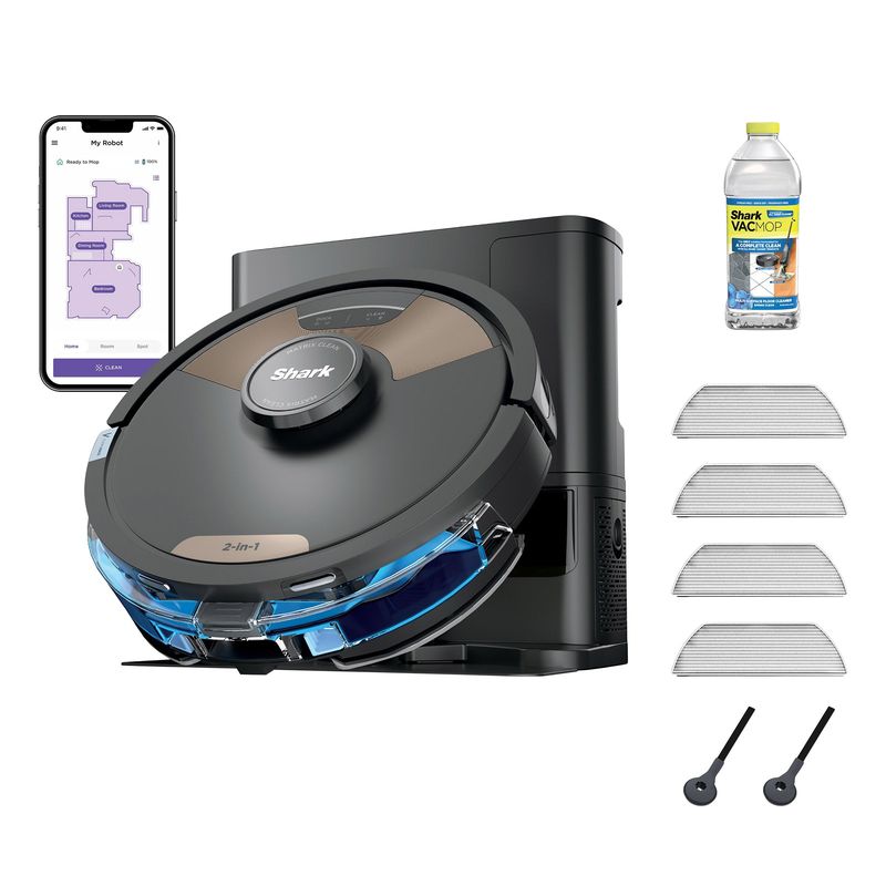 Shark Matrix Plus 2-In-1 Vac Mop Robot & Self-Empty Hepa Base ^