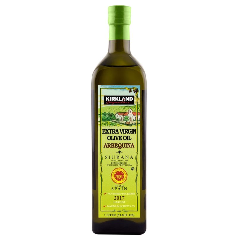 Kirkland Signature Arbequina Evoo 1 Liter Bottle