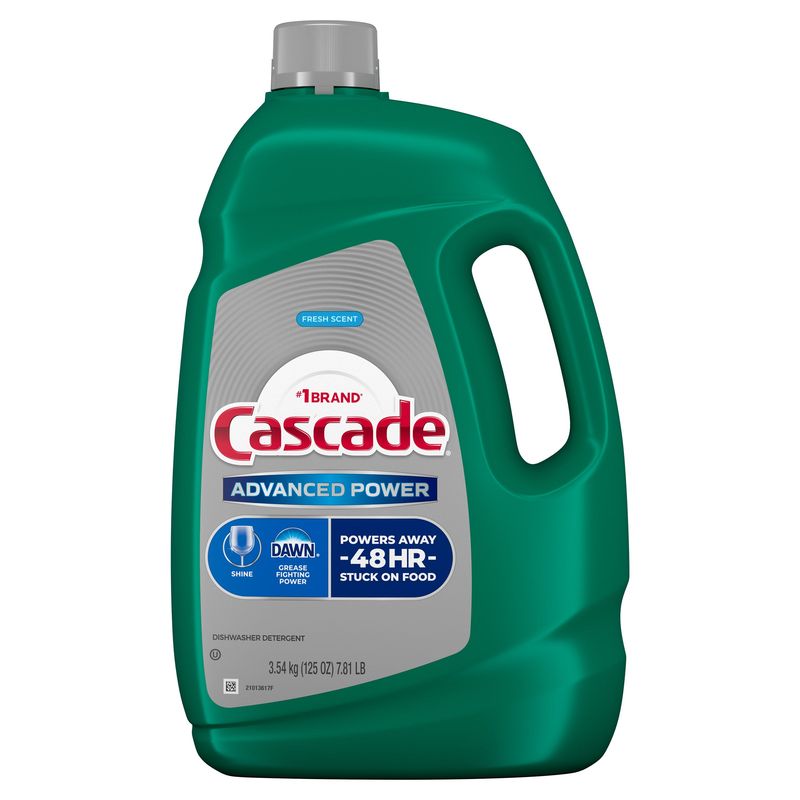 Cascade Advanced Power Dishwasher Gel 125 Ounce Container