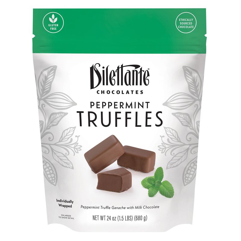 Dilettante Chocolates Mint Truffle Cremes 24 oz
