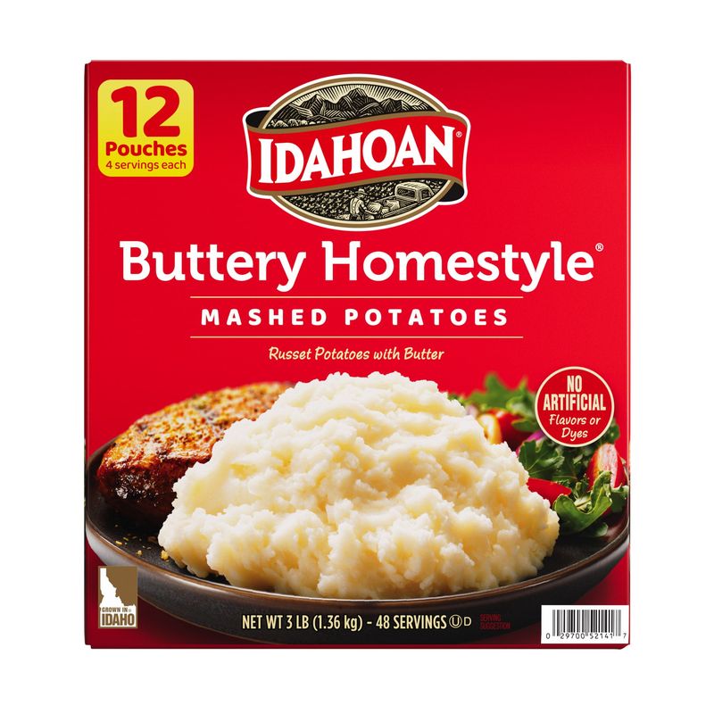 Idahoan Butter Homestyle 12 - 4 oz (3 Lbs)