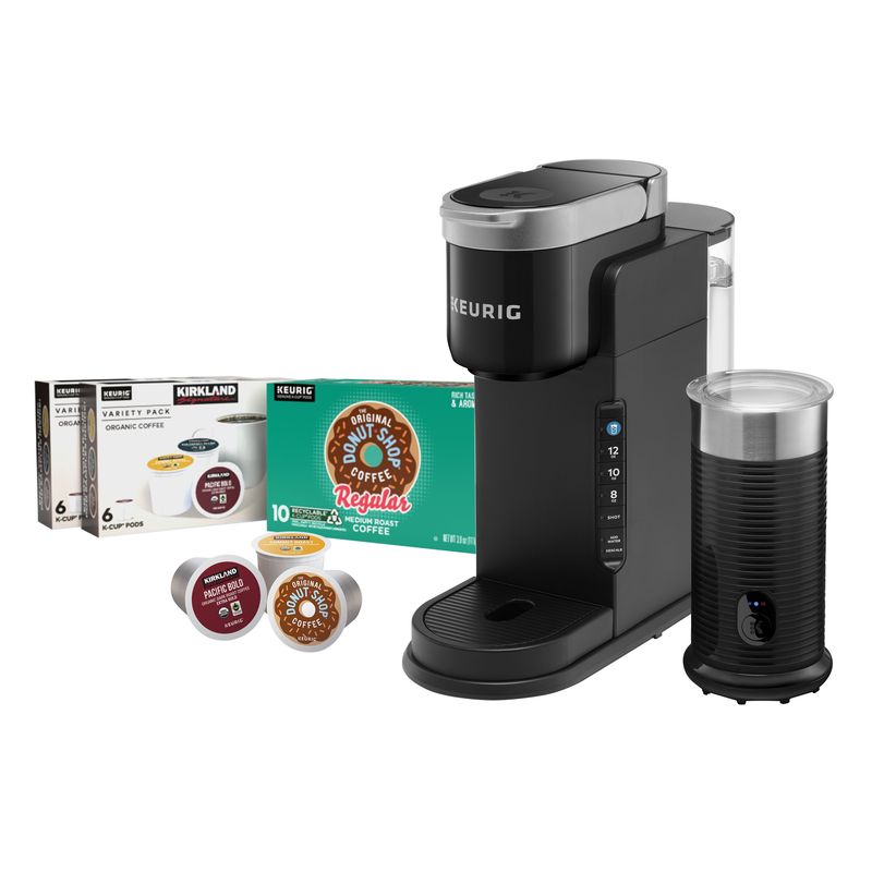 Keurig K-Cafe Barista Bar Single Srv Coff Maker & Frother ^