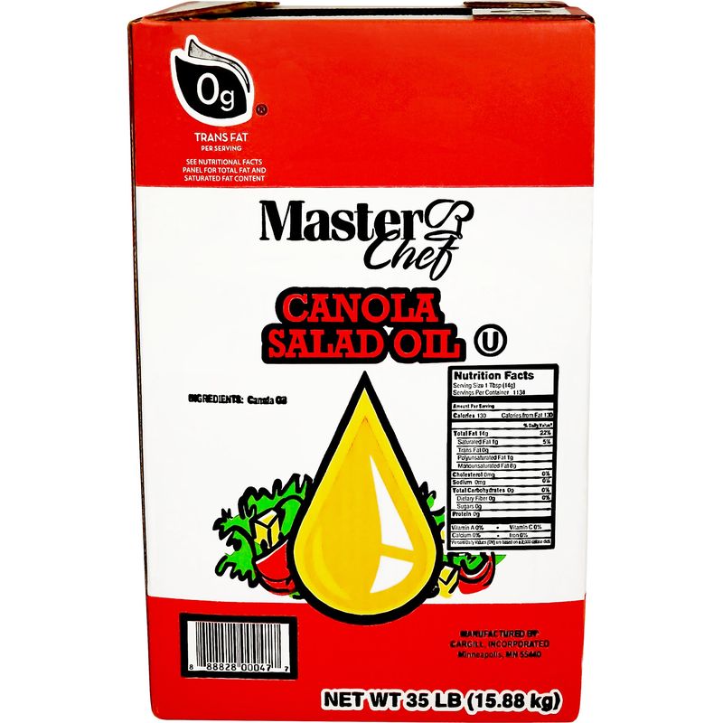Master Chef Canola Salad Oil 35 lb