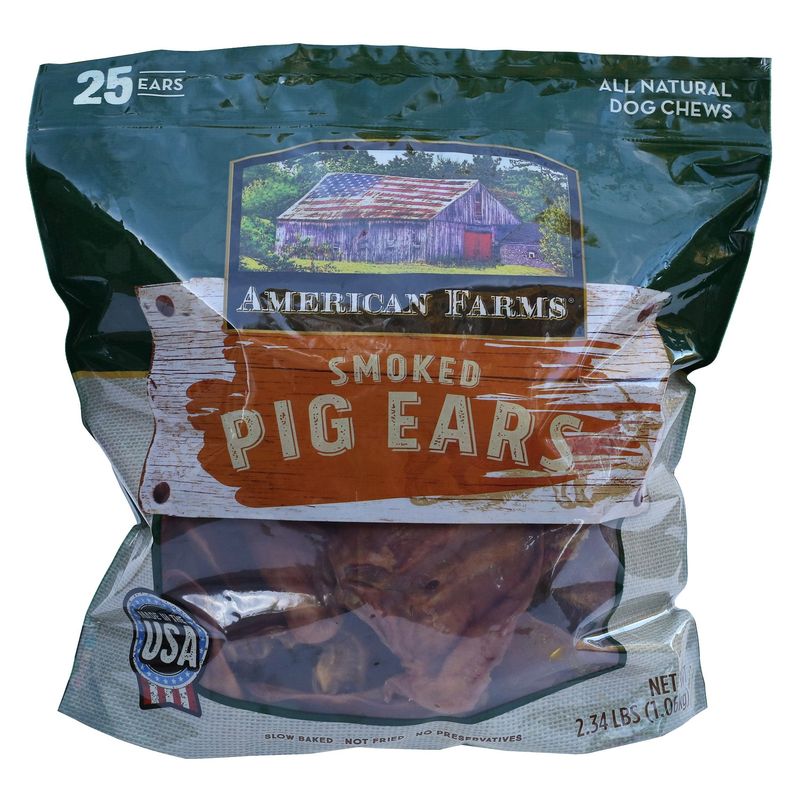 American Farms Pig Ears 2.3 Pounds