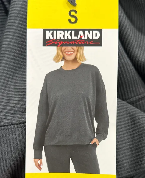 Kirkland Signature Women'S Ribbed Crewneck