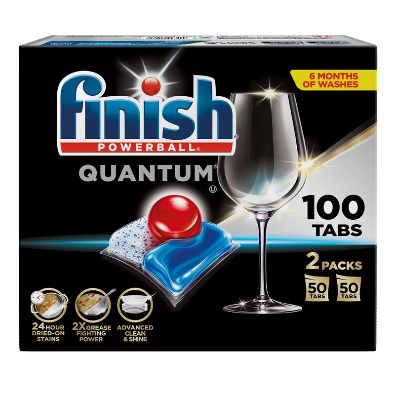 Finish Powerball Quantum 100 Count Container